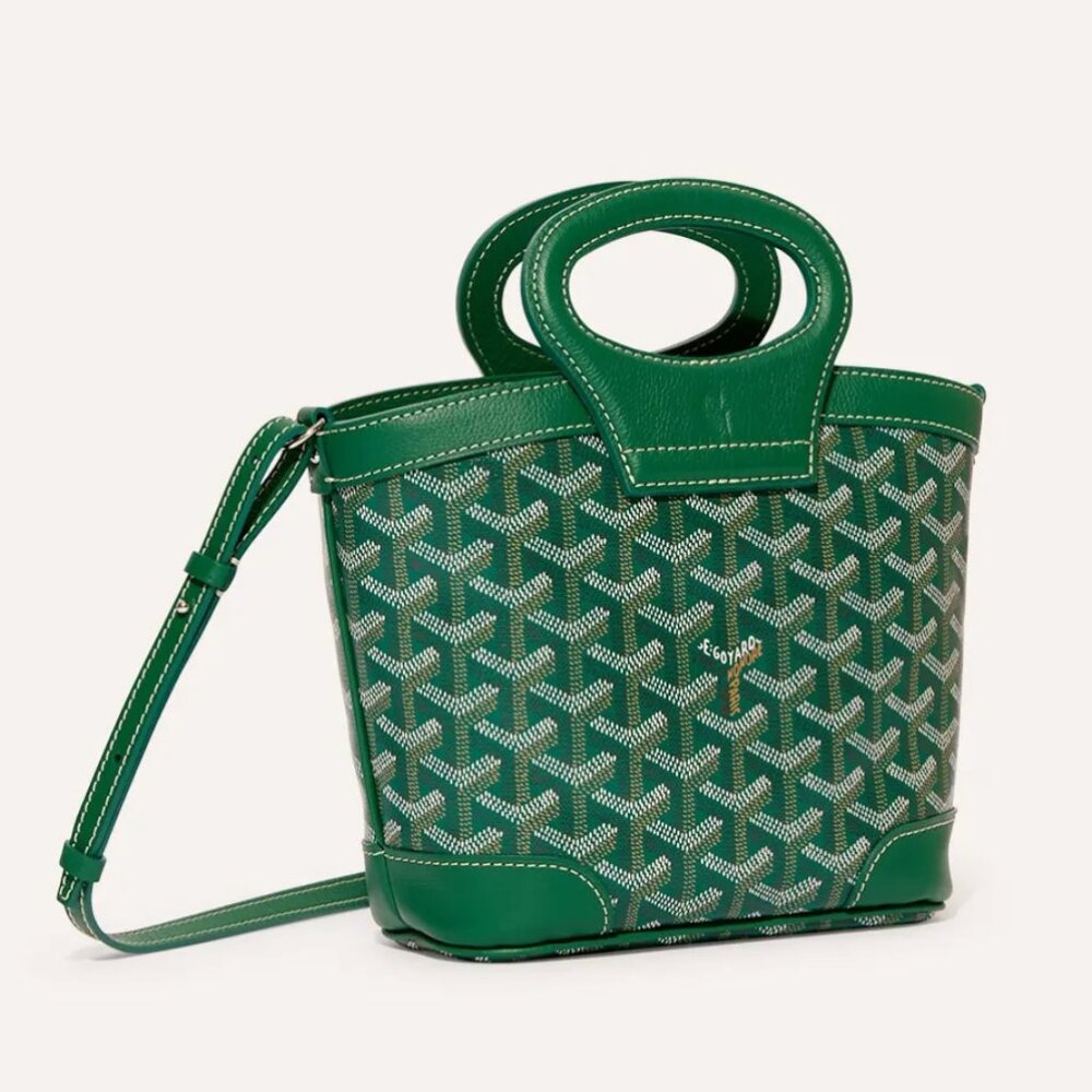 NEW💚GOYARD💚Mini Beluga Crossbody Top Handle Bag - Picture 2 of 9